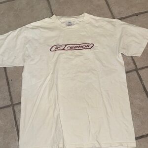 Vtg Y2k 2000s Reebok Spellout Center Logo